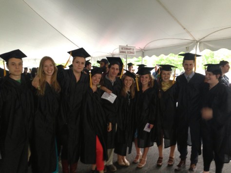 Getting ready outside the Mullins Center